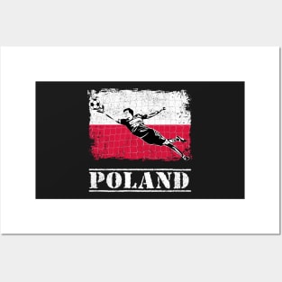 Poland Soccer Goalie Goal Keeper Shirt Posters and Art
